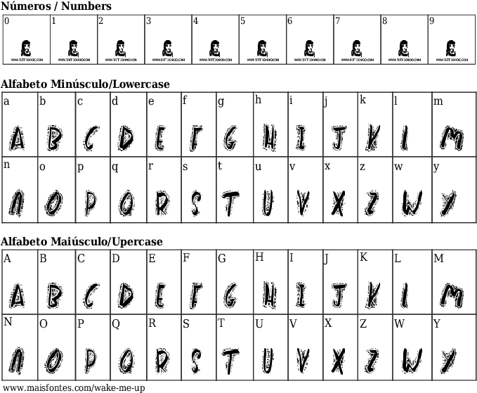 Font Details Wake Me Up - Fonte Street Fighter (689x640), Png Download