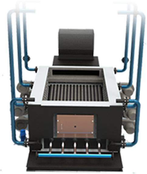 Water Cooled Vibrating Grate - Ash Auger Water Cooled (800x600), Png Download