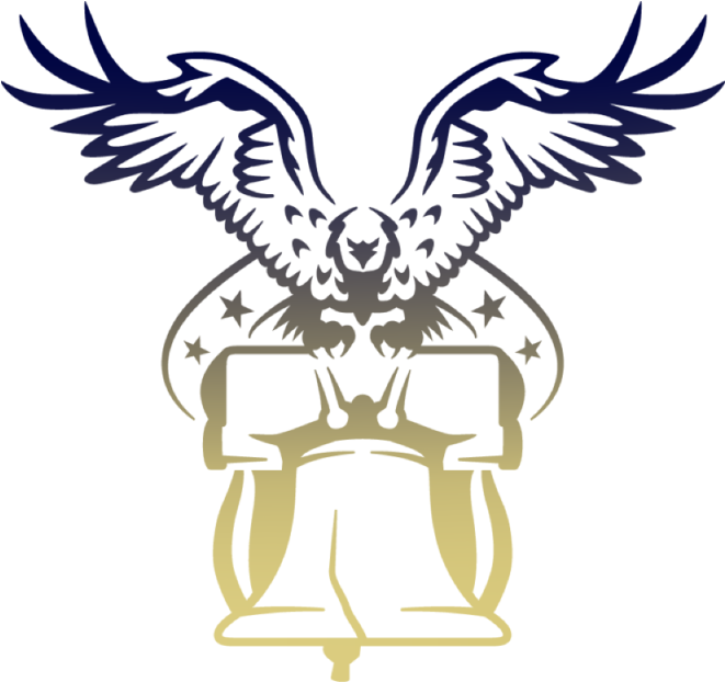 Liberty Bell Logo - Golden Eagle (1280x720), Png Download