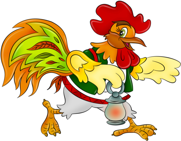 Bati - Петушок Золотой Гребешок Пнг (700x478), Png Download