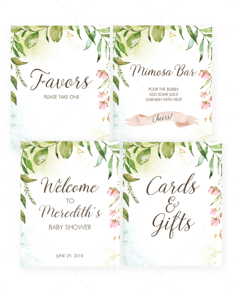 Garden Baby Shower Decorations Template By Littlesizzle - Guess The Size Of The Bump Printable (819x1024), Png Download