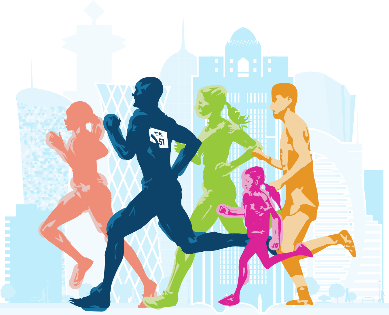 All Winners Will Collect Their Prizes After Confirmation - Ooredoo Doha Marathon 2019 (1351x1094), Png Download