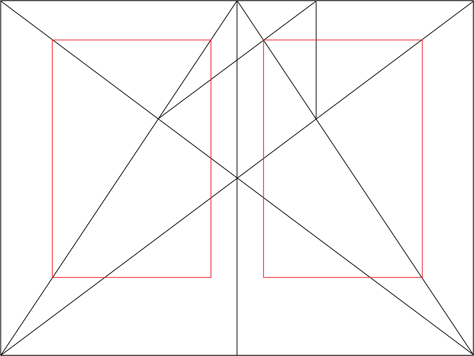 The Construction Of The Canon Works For Any Page Width/height - Triangle (1600x1215), Png Download