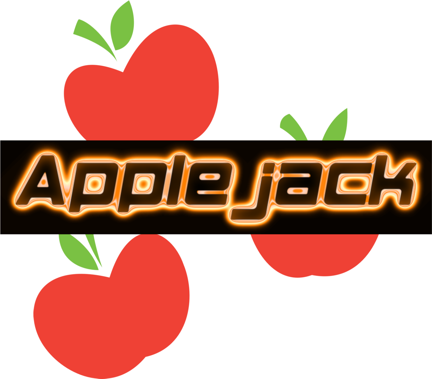 Download Applejack's Cutie Mark With Applejack Light Text Effects