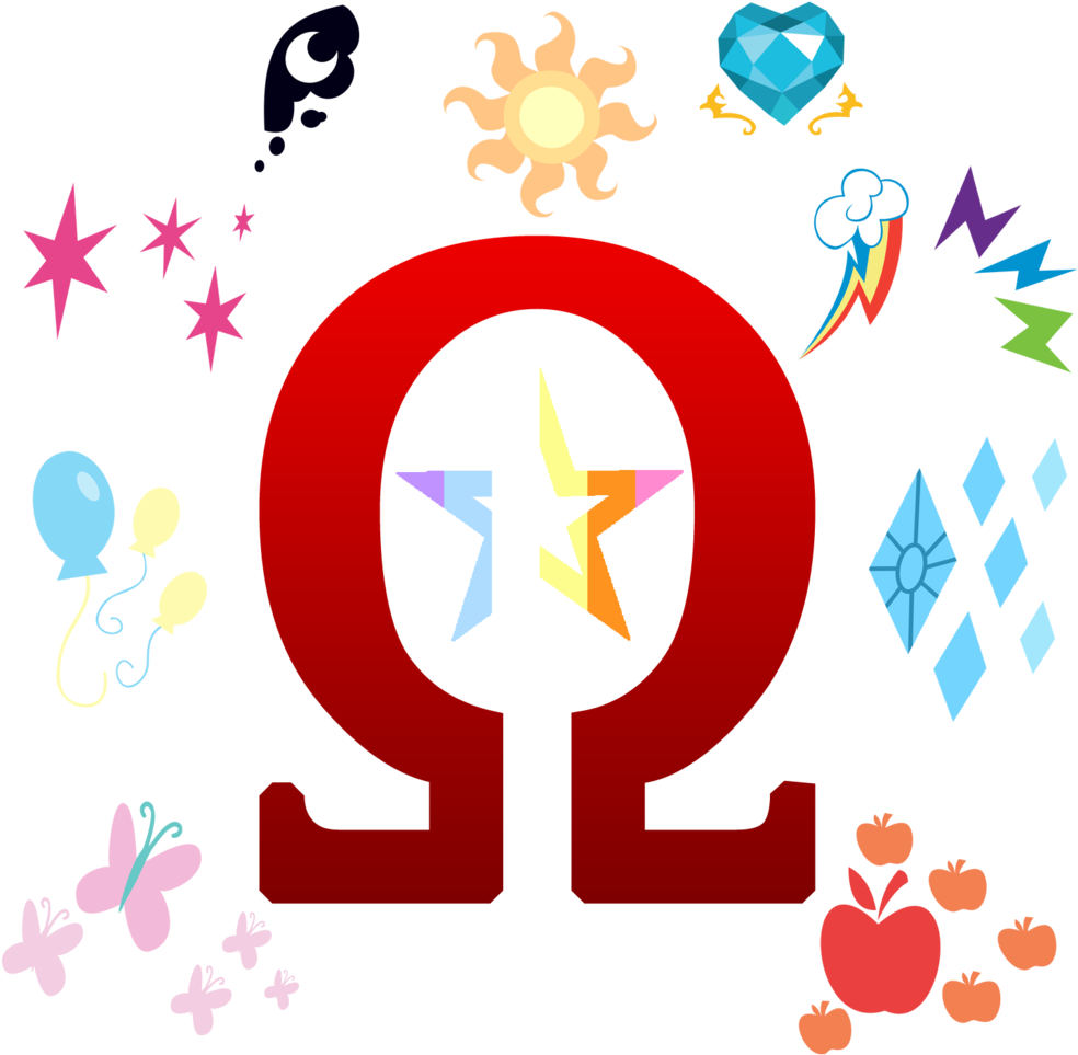 Omega Brony's New Cutie Mark By Dashiemlpfim This Is - Princess Celestia Cutie Mark (1024x1024), Png Download