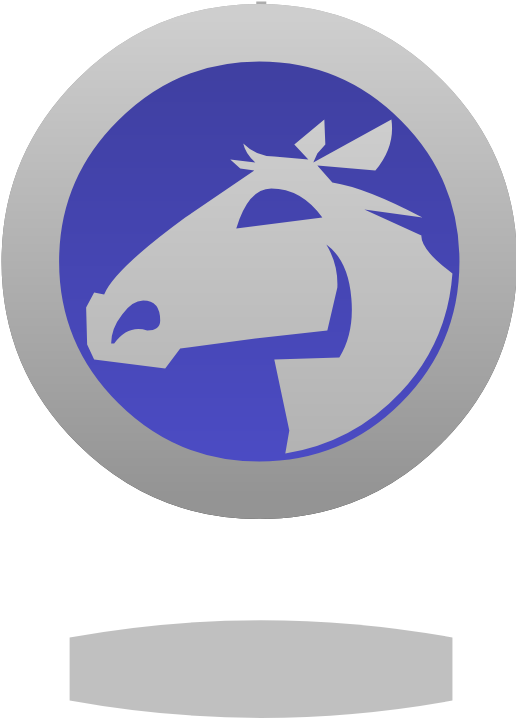 Horse Coin (580x1033), Png Download