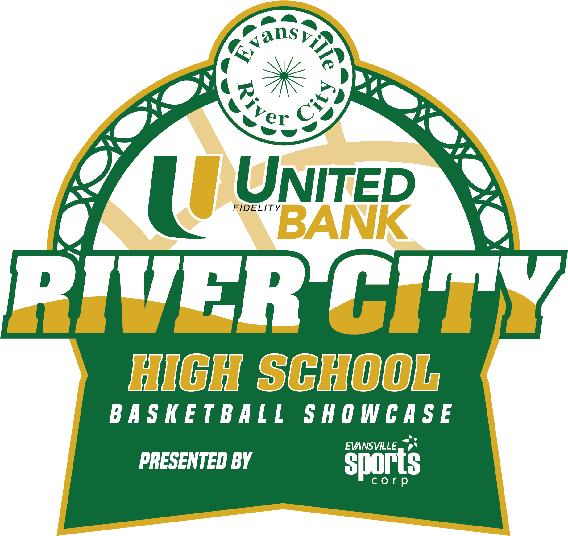 United Fidelity Bank River City High School Basketball - Illustration (1920x1847), Png Download