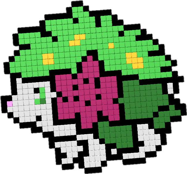 By Animal Jam Lover For Ever - Easy Animal Jam Pixel Art (768x768), Png Download
