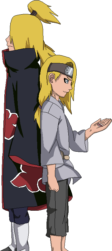 Deidara - Deidara Akatsuki (434x826), Png Download