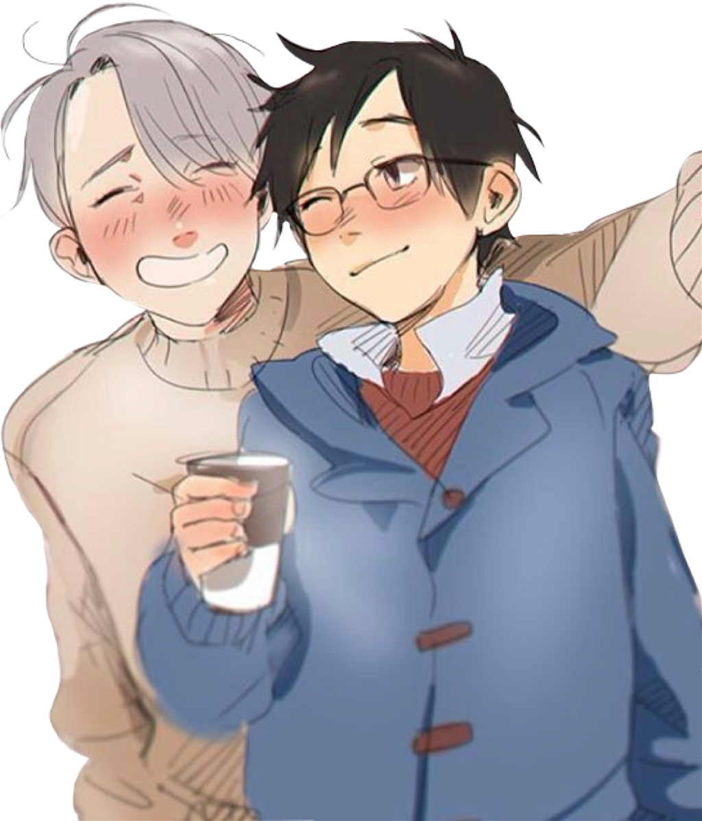 Yurionice Yuurionice Yuri Yuuri Yurikatsuki Yuurikatsuk - Yuri And Victor Kissing Fanart (1024x1197), Png Download