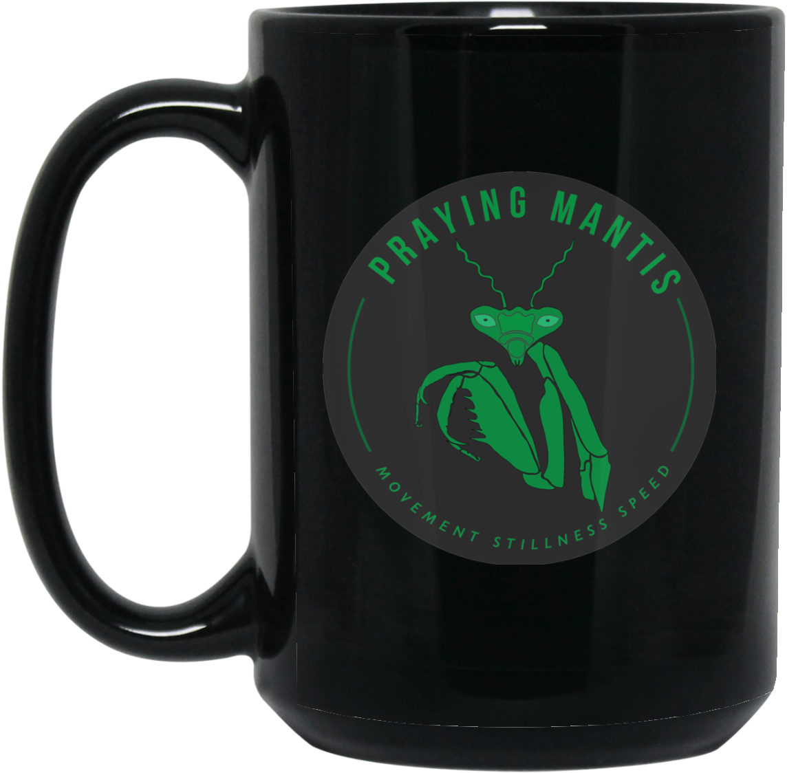 Praying Mantis 15 Oz - Mug (1155x1155), Png Download