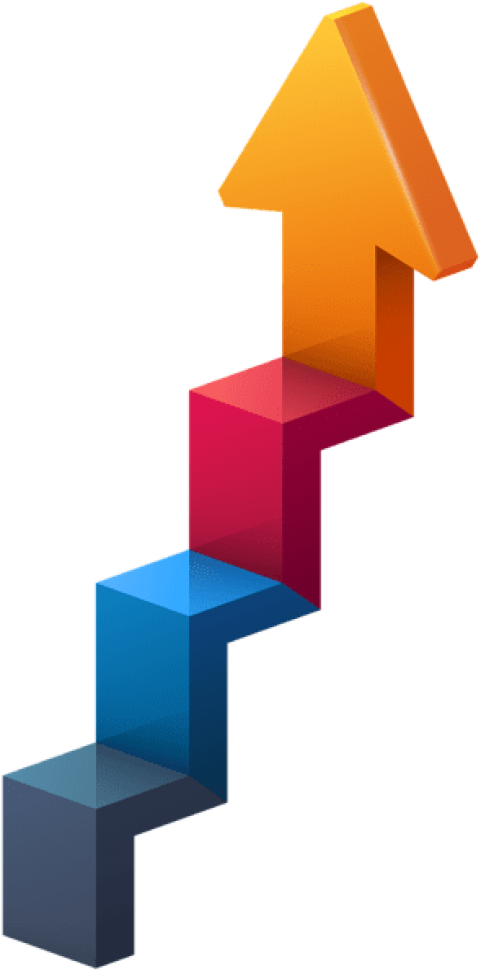 Free Png Stairs Arrow Transparent Png Images Transparent - Stairs Clipart Png (481x977), Png Download