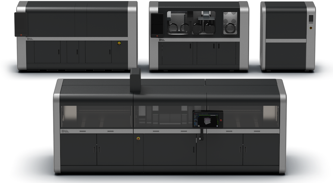 Production System - Desktop Metal Production System (1104x626), Png Download