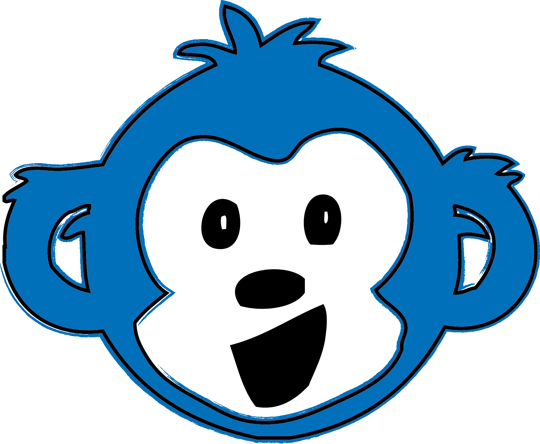 Quiet Your Inner Monkey (1878x1543), Png Download