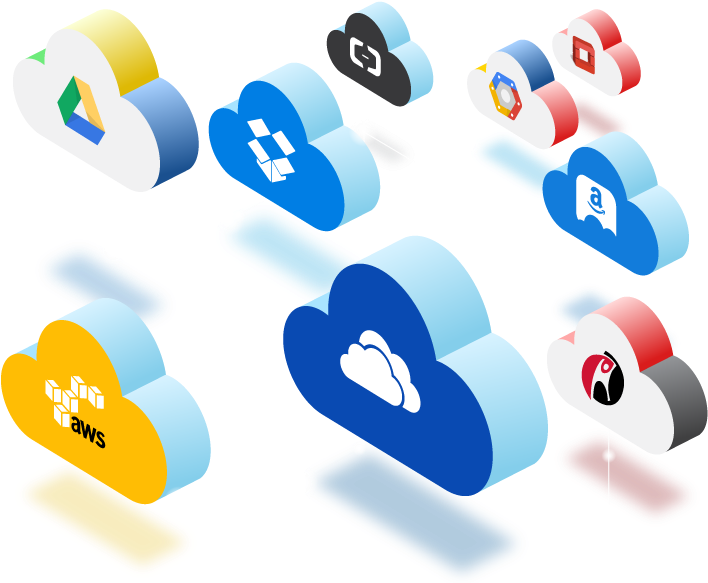 Ahsay Cloud To Cloud / Cloud To Local Backup For Managed - Backup (720x600), Png Download