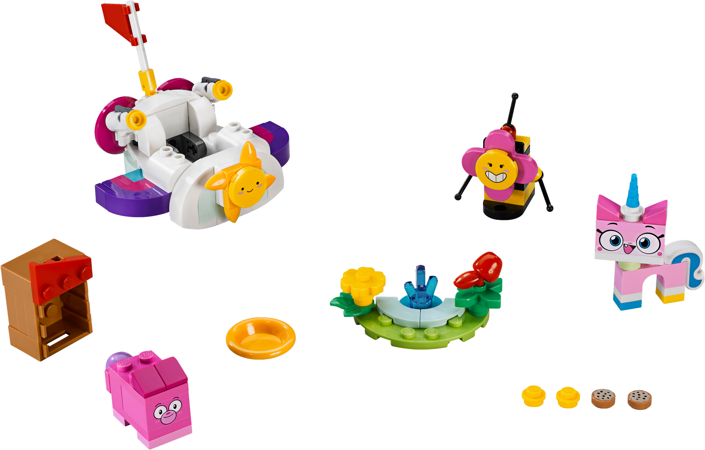 Unikitty Cloud Car - Unikitty Lego (2400x1800), Png Download