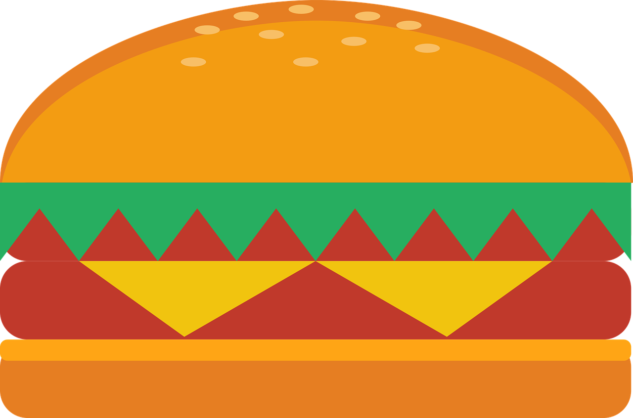 Burger Pain Png (1280x846), Png Download