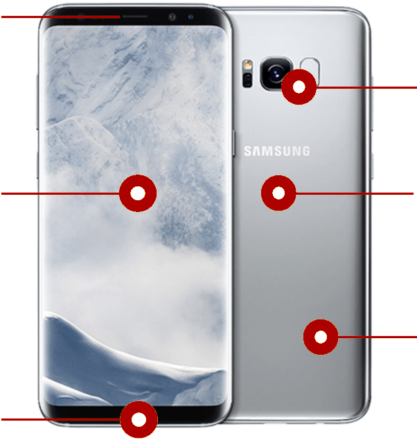 Phone Repair Services Broken Screen Repair Charging - Samsung 64 Gb Ram Mobile (638x701), Png Download