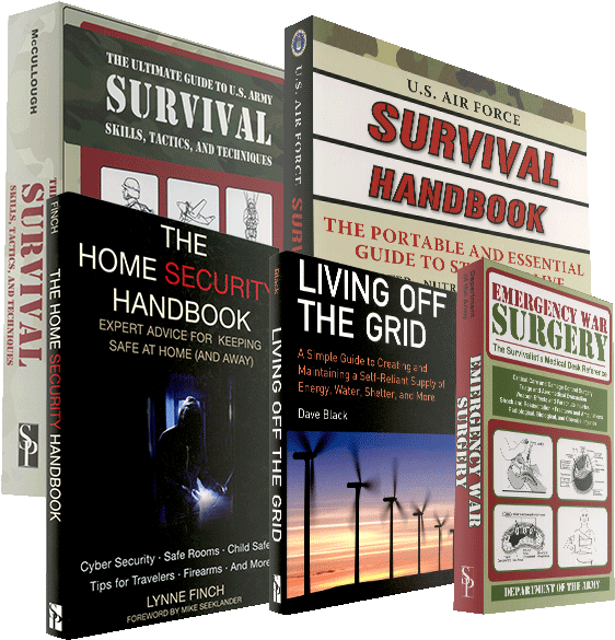 Jim's Survival Book Library Essentials - Flyer (600x600), Png Download