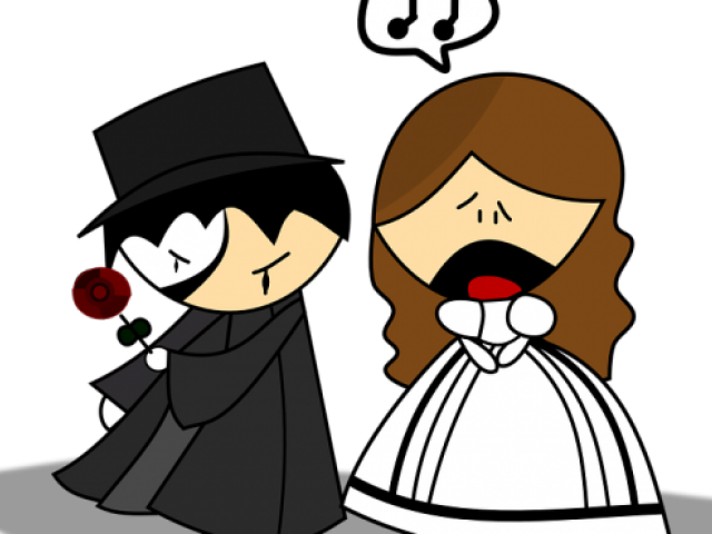 Phantom Of The Opera Character Background (640x480), Png Download