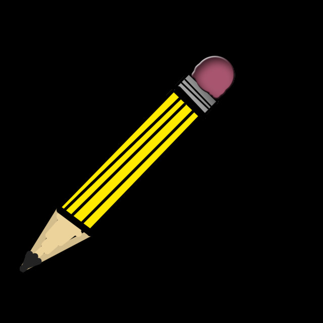 Pencil Png - Illustration (640x640), Png Download
