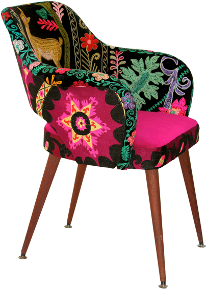 Yes Deer Chair - Bohemian Chair Png (800x600), Png Download