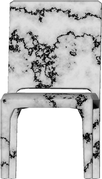 Front View Lab Chair - Club Chair (1600x1600), Png Download