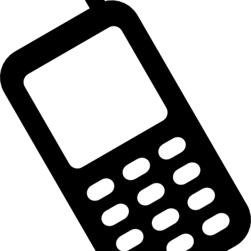 Clip Art Freeuse Mobile Clipart Telepone - No Cell Phone Png (1024x1024), Png Download