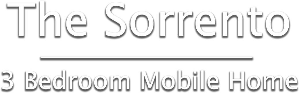 Sorrento Mobile Home - Black-and-white (1300x600), Png Download
