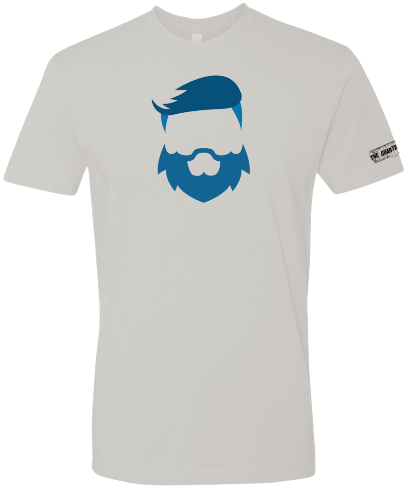The Quartering Beard Logo T Shirt - Face Mask (944x1024), Png Download