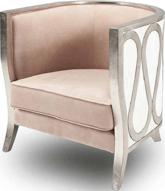 Beige And Silverleaf 4474-sf1 Artmax - Club Chair (538x620), Png Download