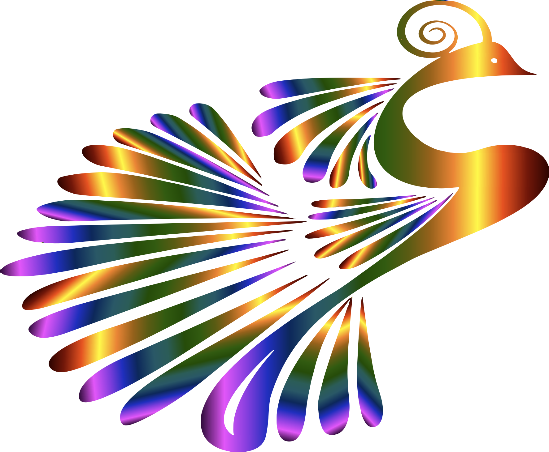 Peacock Clipart Png Format - Peacock Png (1773x1462), Png Download