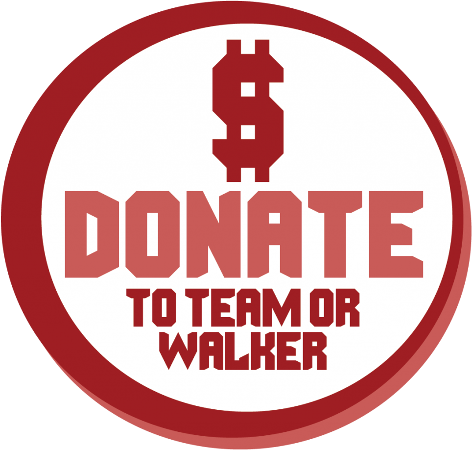 Click Here To Donate To A Walker, Team, Or The Event - Circle (1024x978), Png Download