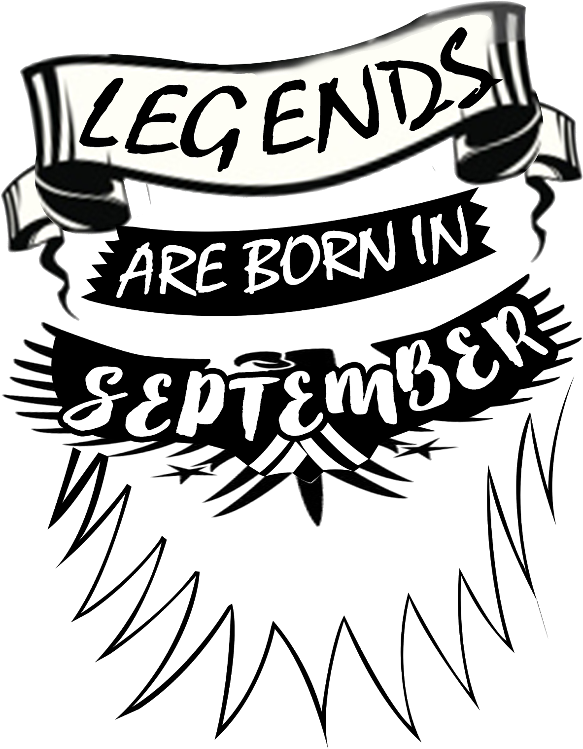 Legend Are Born In September - T-birds Pizza Of Los Gatos (1200x1600), Png Download