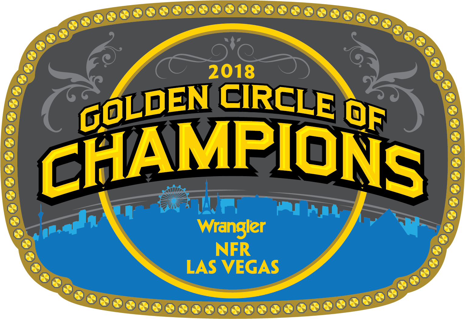The Golden Circle Of Champions, In Conjunction With - Label (1529x1186), Png Download