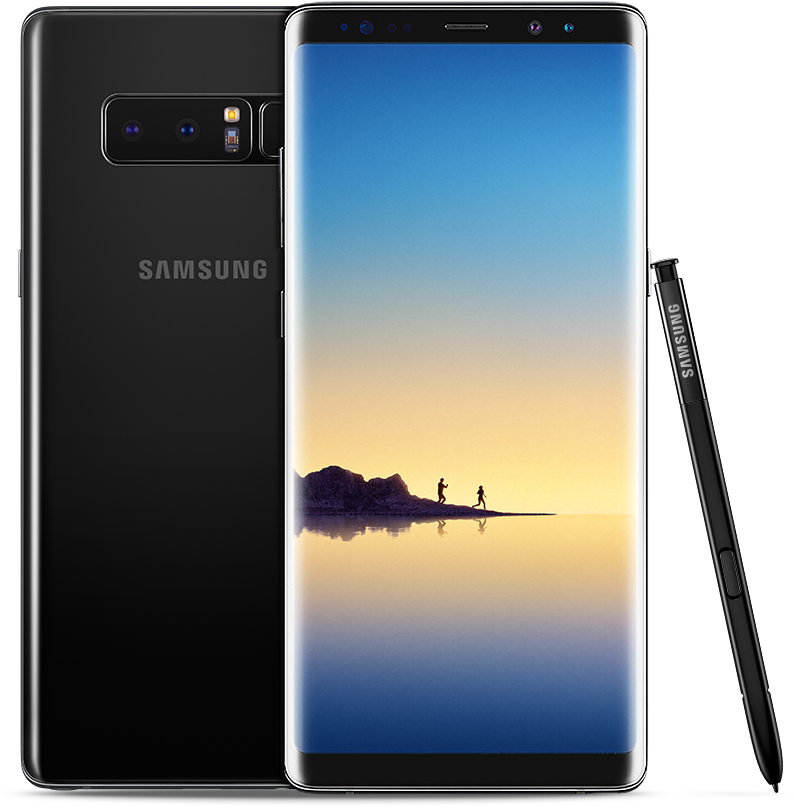 Galaxy Note8 - Samsung Galaxy Note 8 Black (944x1180), Png Download