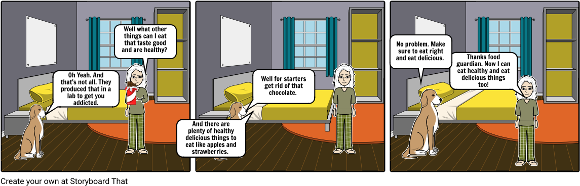 Kids Junk Food Cartoon - Comics (1164x385), Png Download