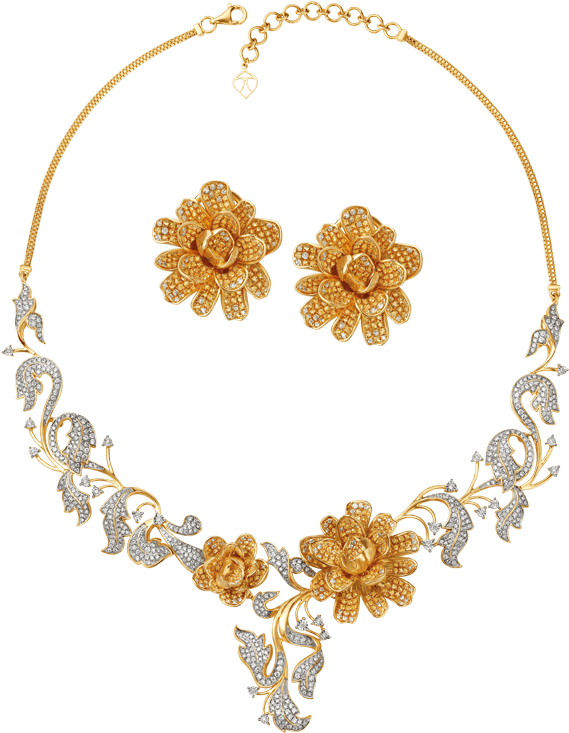27182eb - Tanishq Jewellery Gulnaaz Collection (600x750), Png Download