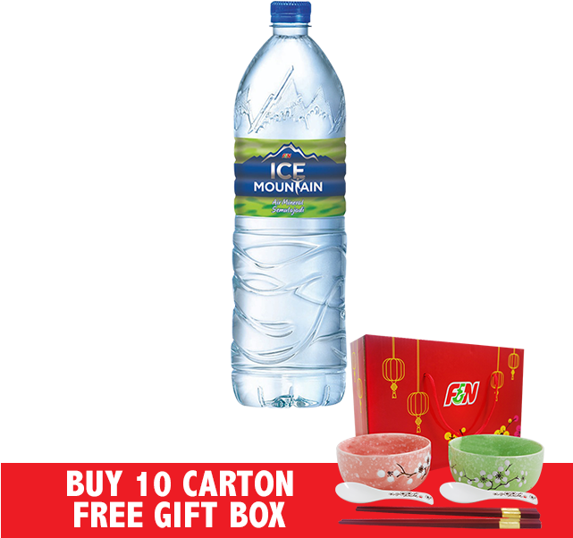 F&n Ice Mountain 12 X - 1 Bottle Of Mineral Water Cactus (640x640), Png Download