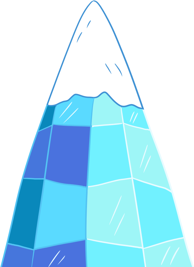Oh Also Here's A Transparent Ice Mountain I Made That - Illustration (900x900), Png Download