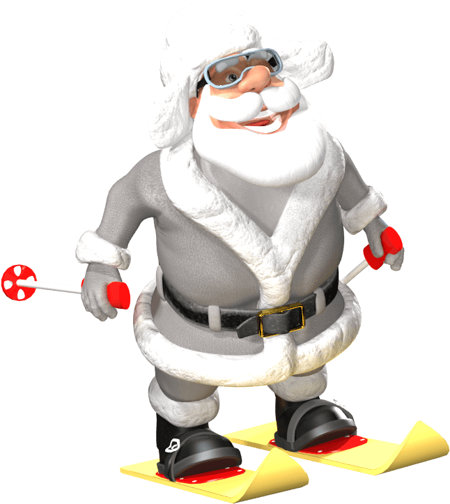 Ice Mountain Santa - Figurine (800x800), Png Download