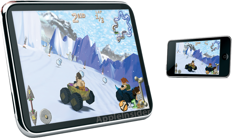 Picturing Apple's Tablet Computer - Apple Ipod 2008 (800x529), Png Download