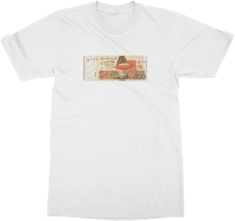5000 Rupee Short Sleeve Tee - Chrysler Crossfire (1024x1024), Png Download