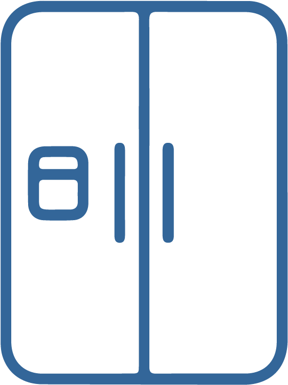 Fridge Icon@4x - Parallel (873x873), Png Download