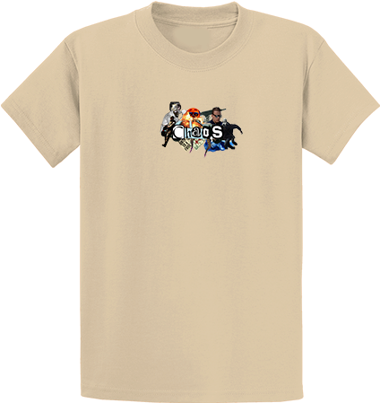 Image Of Chaos Tee - T Shirt (612x586), Png Download