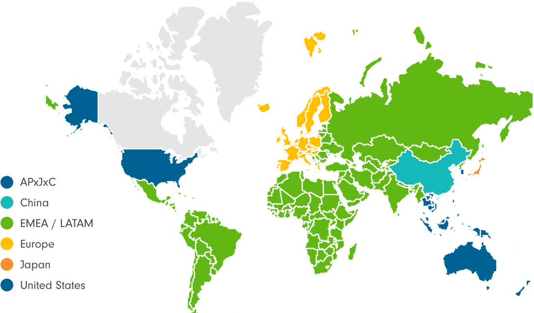 Regions - Telegram Users Around The World (1315x685), Png Download