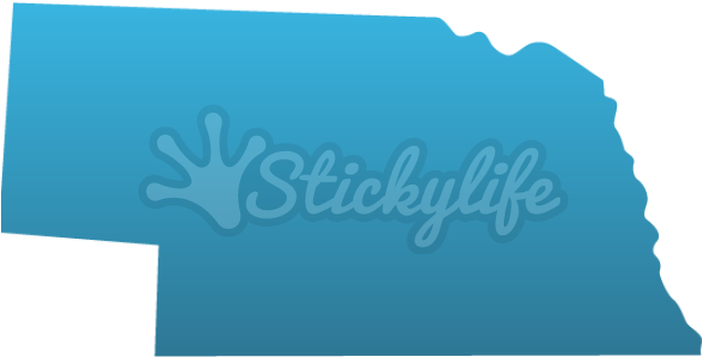 Nebraska Decals - Illustration (940x587), Png Download