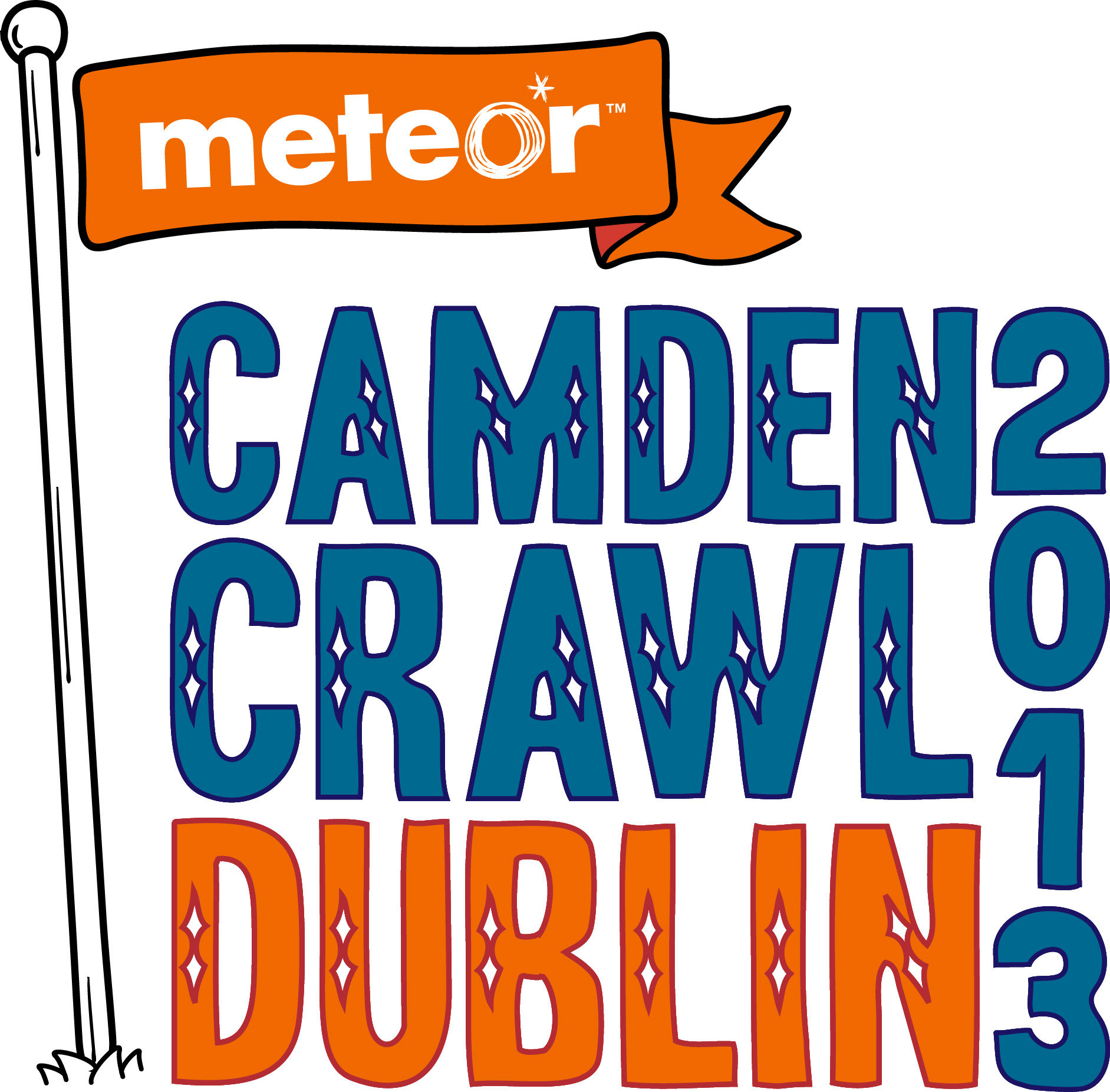 Meteor Camden Crawl 2013 Stacked - Poster (1883x1851), Png Download