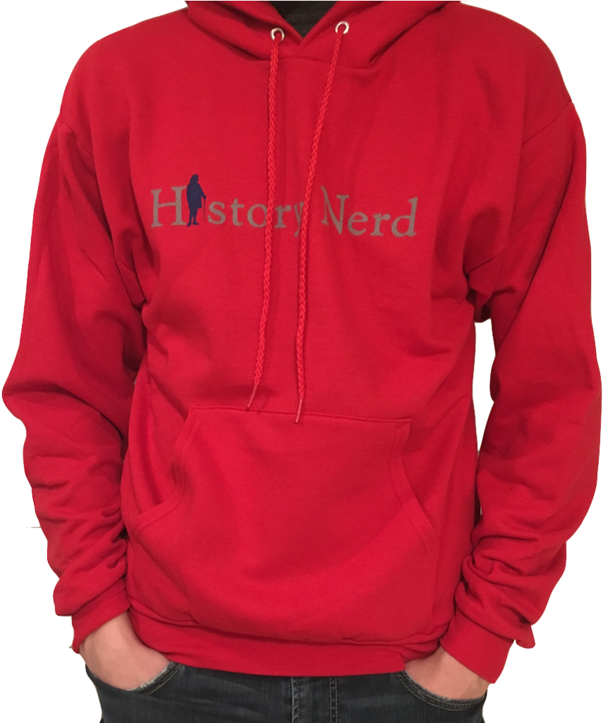 "history Nerd" Pullover Sweatshirt With Ben Franklin - Hoodie (1014x1024), Png Download