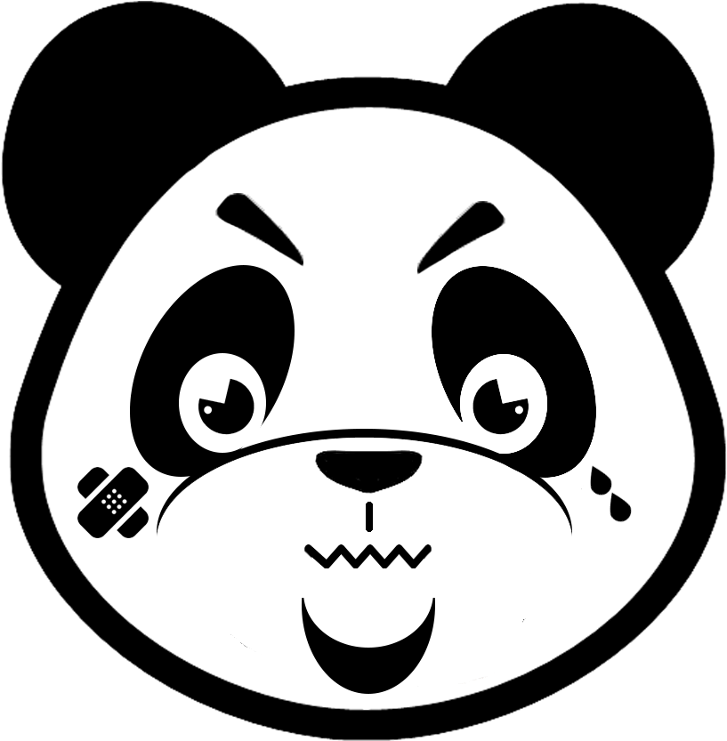 #xqzt - Xqzt™ - Panda Bear Face Clipart (1016x1011), Png Download